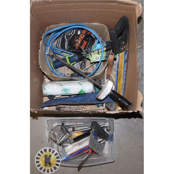 ESTATE BOX OF TOOLS