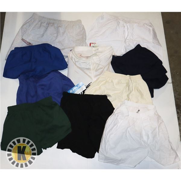 10 ASSORTED SIZE SHORTS