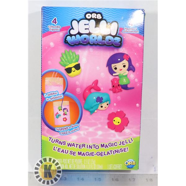 ORB JELLI WORLDZ  4 COLLECTIBLE FIGURES