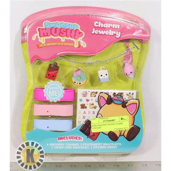 KIDS SMOOSHY MUSHY CHARM JEWELRY