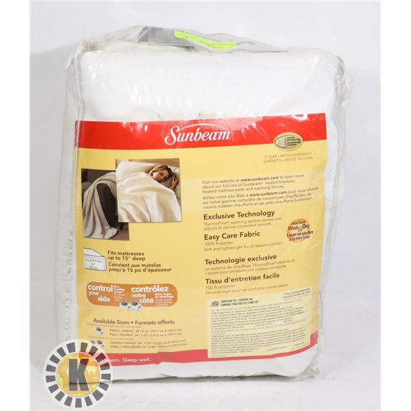 SUNBEAM HEATED MATTRESS PAD