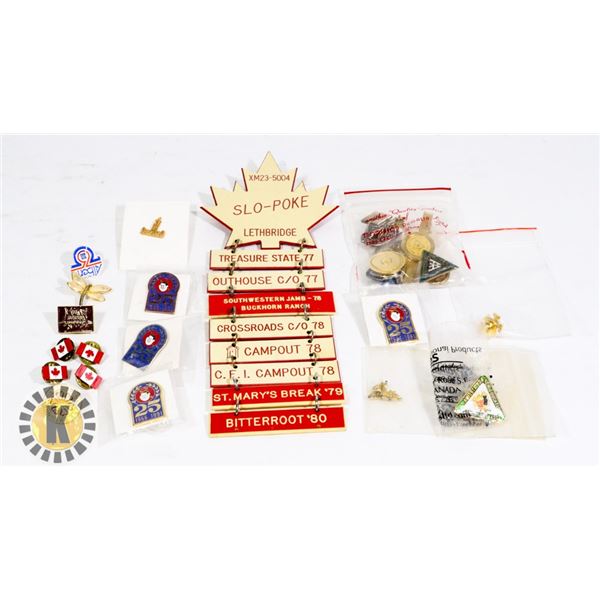 SMALL BAG OF CANADIAN THEMED PINS