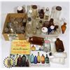 Image 1 : LARGE ESTATE BOX OF VINTAGE BOTTLES AND MANUAL