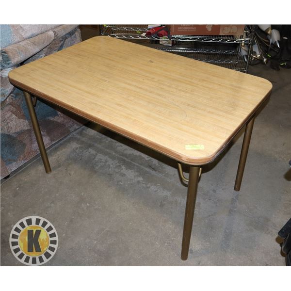 BROWN TABLE- 30" BY 29'' BY 48''