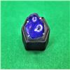 Image 1 : 9)  COBALT BLUE SOLAR QUARTZ RING SET IN 925