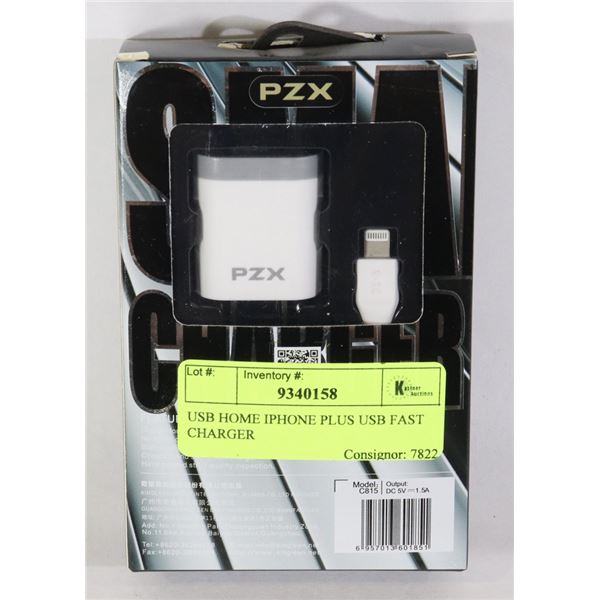 USB HOME IPHONE PLUS USB CHARGER