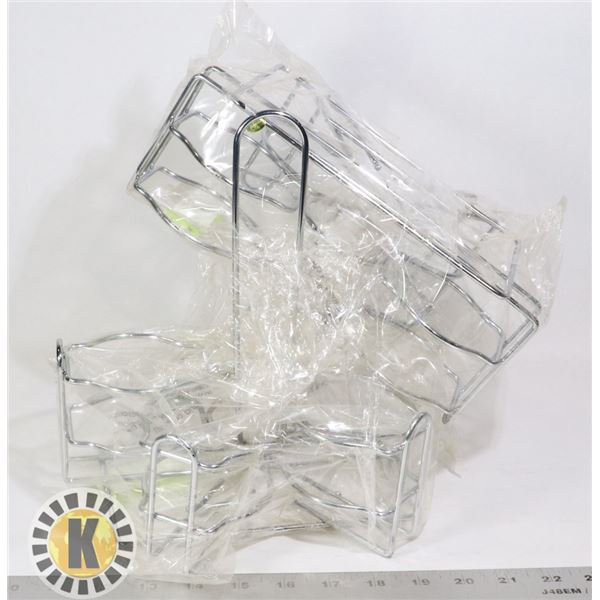 LOT OF 2 BEER BOTTLE CONDIMENT HOLDER **NEW**