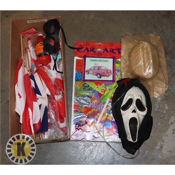 ESTATE BOX OF COSTUME ITEMS