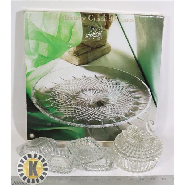 1 CCFRANCE LONGCHAMP GLASSWARE SET