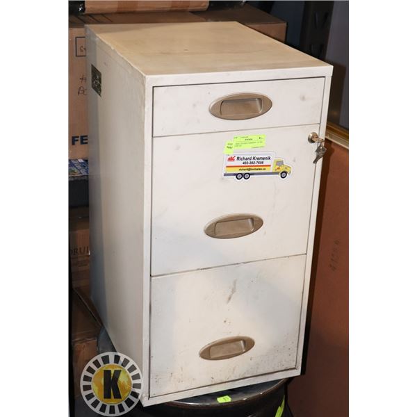 1 SMALL FILING CABINET- 14" BY 18'' BY 24"
