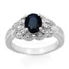 Image 1 : ACA CERTIFIED 1.95ctw SAPPHIRE & DIAMOND RING 14KT GOLD