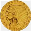 Image 1 : 1929 Indian Head US $2.5 PCGS Certified Gold Coin MS62