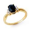 Image 1 : CERTIFIED 1.05 ctw SAPPHIRE & DIAMOND LADIES RING GOLD