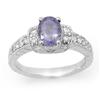 Image 1 : ACA CERTIFIED 2.0ctw TANZANITE & DIAMOND RING 14KT GOLD