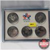 Image 1 : Edmonton 1978 Second Set (5 Medallion Encased) XI Commonwealth Games