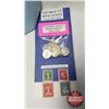Image 2 : Canada Five Cent & Stamp Combos: Variety ! MUST SEE PICS! + NFLD Five Cent 1941