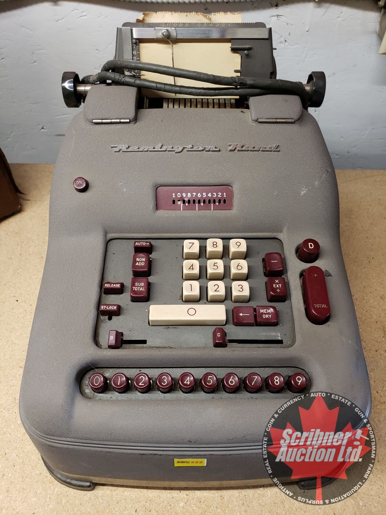 Remington Rand Electric Adding Machine/Printing Calculator (Made in Canada)