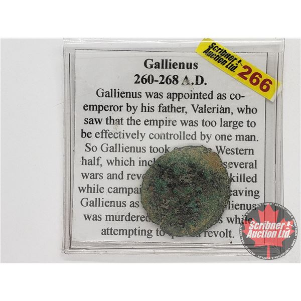 Ancient Coin: Gallienus 260-268AD