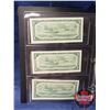 Image 2 : Canada $1 Bills 1954 CONSECUTIVE (3) : Bouey/Rasminsky MF3718734-35-36