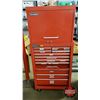 Image 2 : International Rolling Tool Cabinet & Chest w/Keys (21 Drawers) (61"H x 29-1/2"W x 19"D)