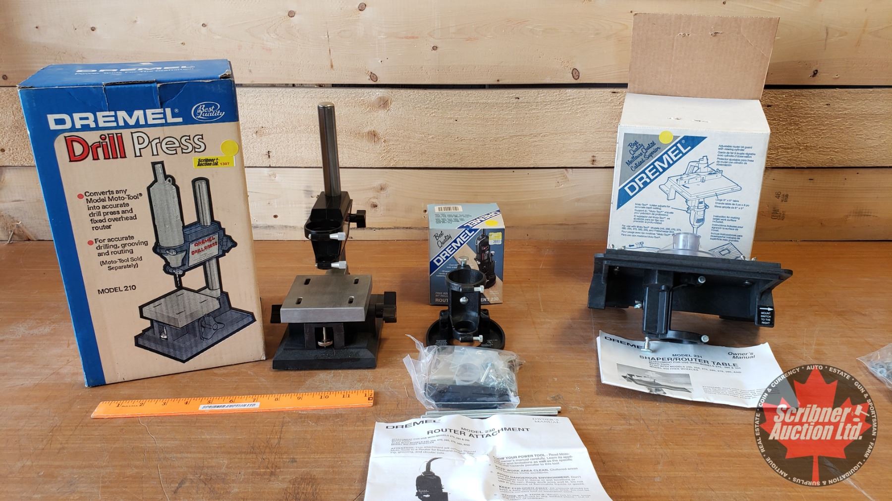 Drill Press Router Dremel Attachments (3): Drill Press, Shaper Router Table, Mini Router ...