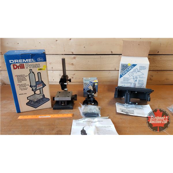 Dremel Attachments (3): Drill Press, Shaper Router Table, Mini Router ...