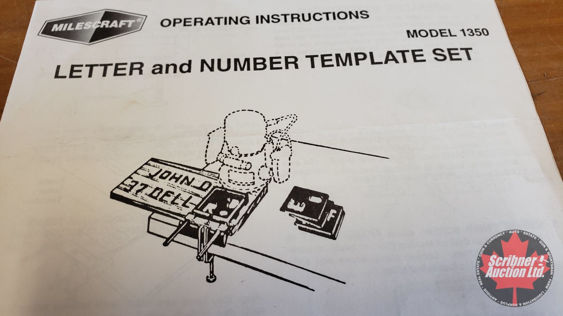 Milescraft Router Sign Pro Letter & Number Template Set