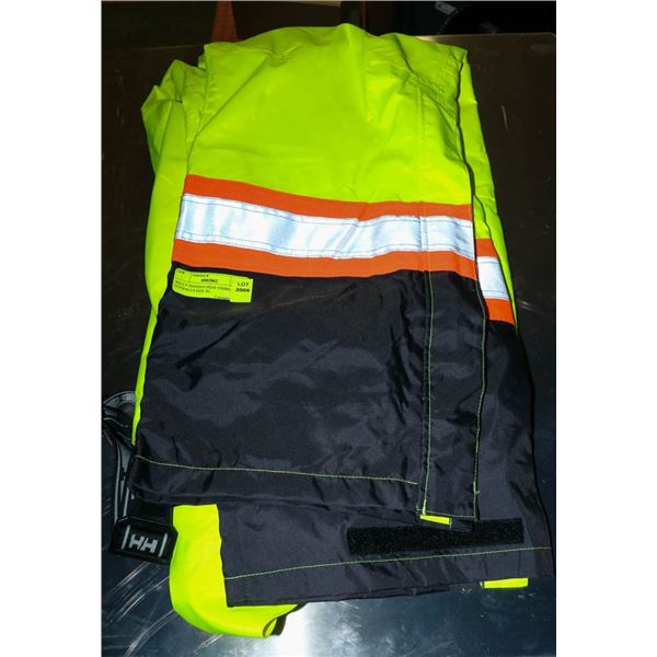 HELLY HANSEN HIGH VISIBILITY OVERALLS SIZE XL