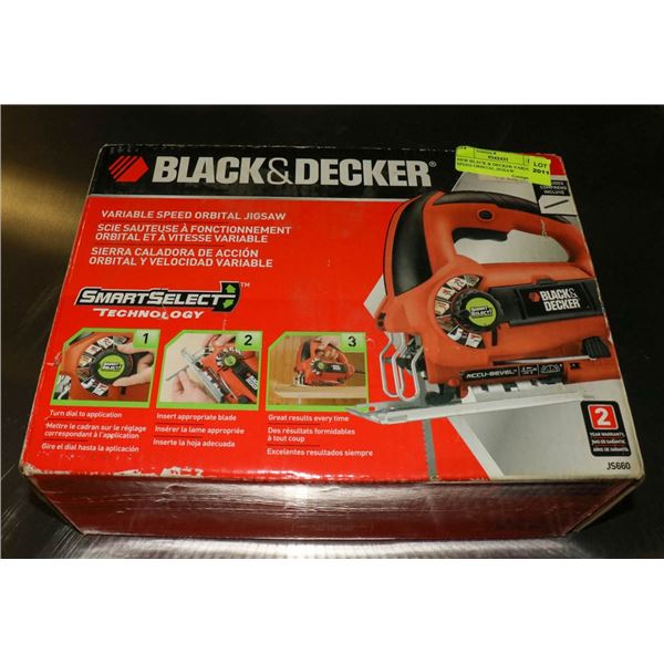 NEW BLACK & DECKER VARIABLE SPEED ORBITAL JIGSAW