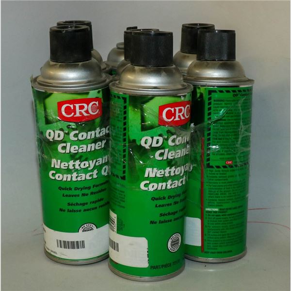 7 CANS OF CRC QD CONTACT CLEANER 312G PER CAN