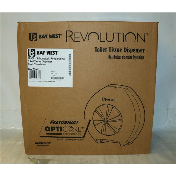 REVOLUTION 3 ROLL TISSUE DISPENSER