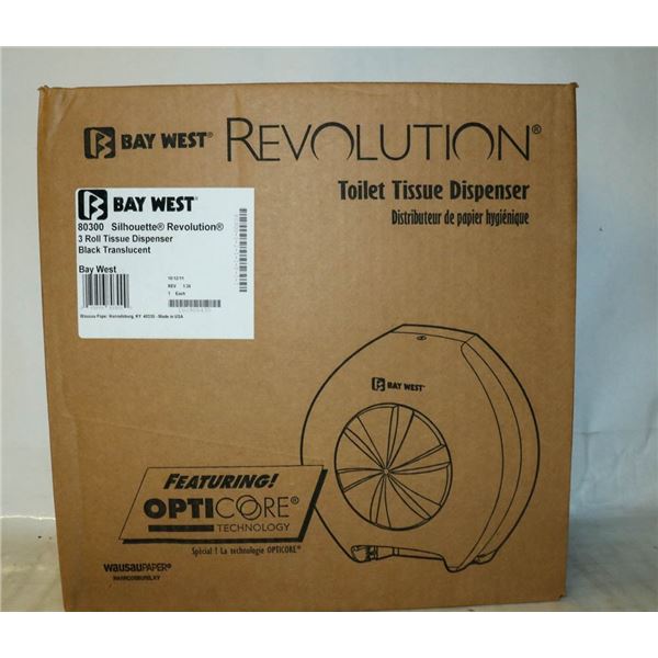 REVOLUTION 3 ROLL TISSUE DISPENSER