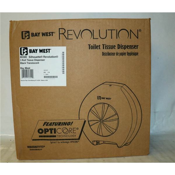 REVOLUTION 3 ROLL TISSUE DISPENSER