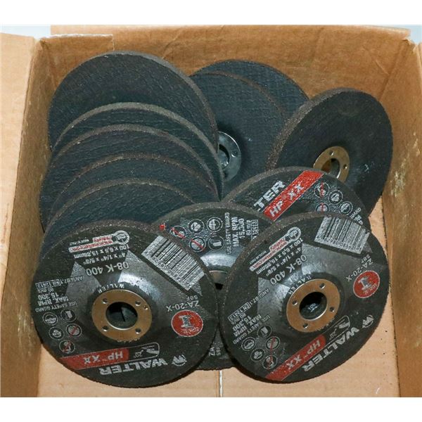 CASE OF 13 WALTER DEPRESSED CENTER GRINDING WHEELS
