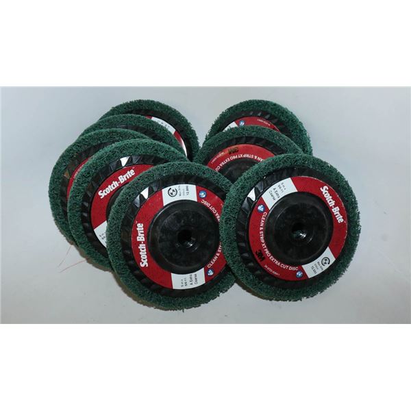 CASE OF 8 SCOTCH BRUTE CLEAN & STRIP XT PRO EXTRA