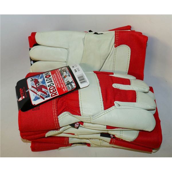 BUNDLE OF XL RED BARON INSULATED WORK GLOVES