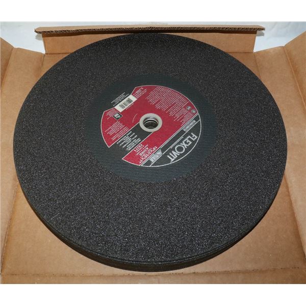 10 FLEXOVIT CUT OFF DISCS 18" X 3/16" X 1"