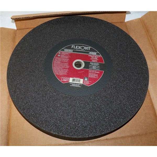 5 FLEXOVIT CUT OFF DISCS 18" X 3/16" X 1"