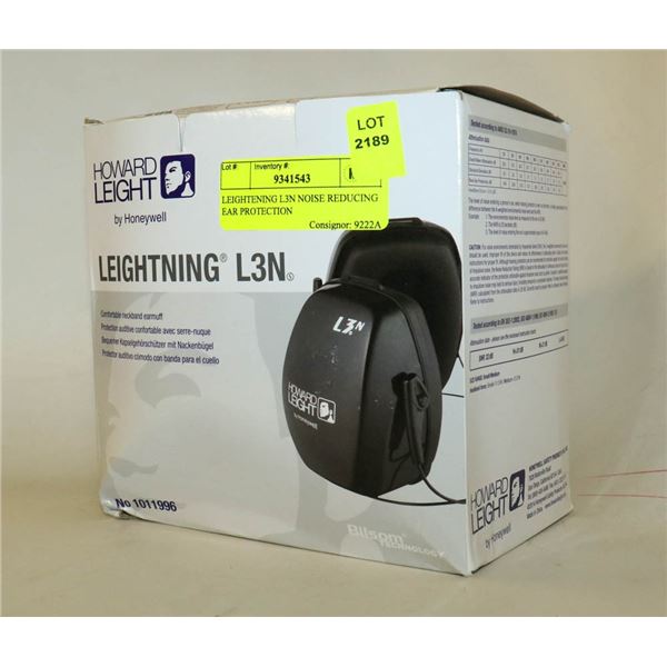 LEIGHTENING L3N NOISE REDUCING EAR PROTECTION