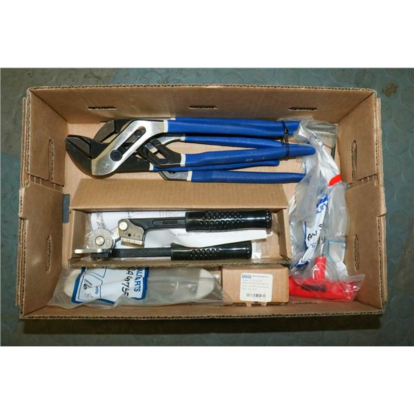 FLAT LOT OF WILLIAMS ANGLE PLYERS AND RIGID BENDER