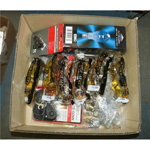 FLAT LOT OF VARIOUS INDUSTRIAL FITTINGS