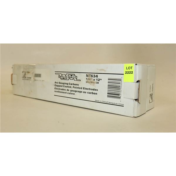 2 BOXES WELD-MATE ARC GOUGING ELECTRODES