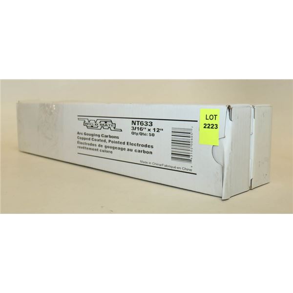 2 BOXES OF WELD-MATE ARC GOUGING ELECTRODES