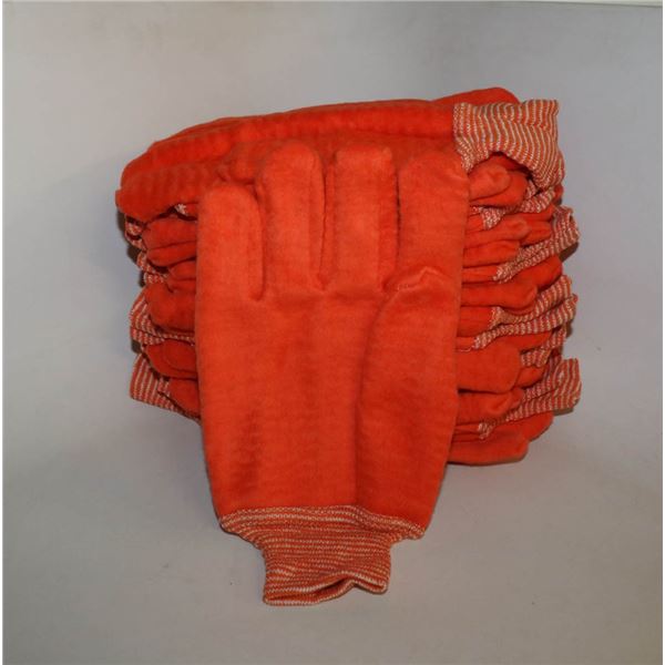 12 PAIRS OF JOMAC WORK KING HEAT RESISTANT GLOVES