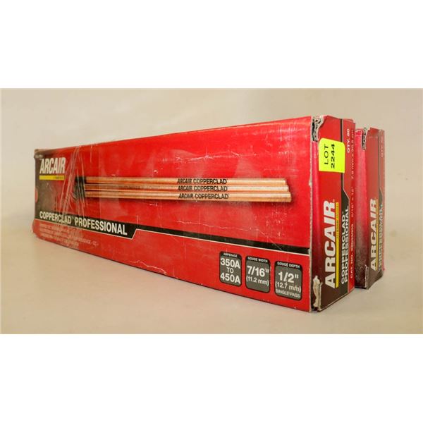 2 BOXES OF ARCAIR COPPERCLAD ELECTRODES