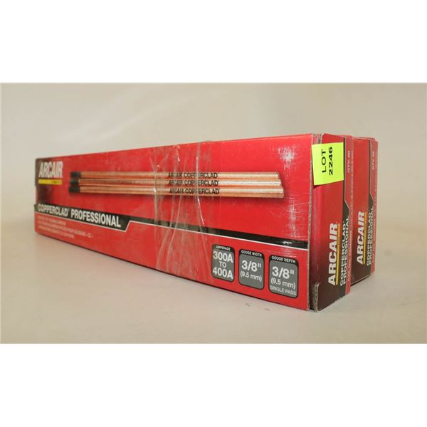 2 BOXES OF ARCAIR COPPERCLAD ELECTRODES