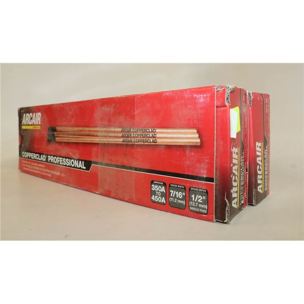 2 BOXES OF ARCAIR COPPERCLAD ELECTRODES