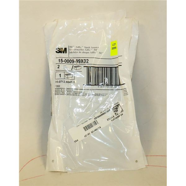 5 BAGS OF 3M ADFLO SPARK ARRESTOR 2 PER BAG