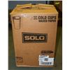 Image 1 : BOX OF 2000 SOLO 12 OZ WAX PAPER CUPS