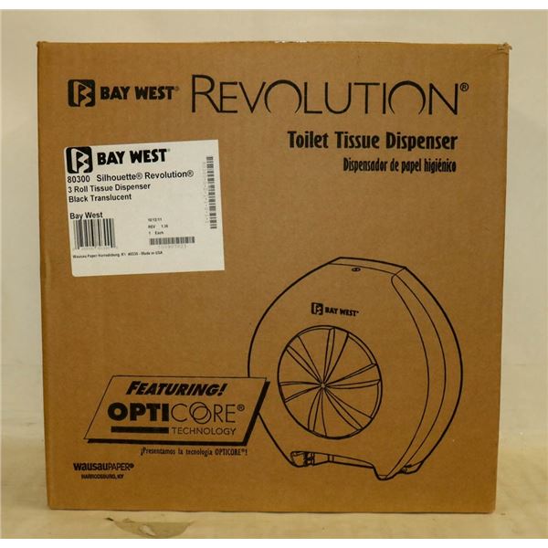 REVOLUTION 3 ROLL TISSUE DISPENSER
